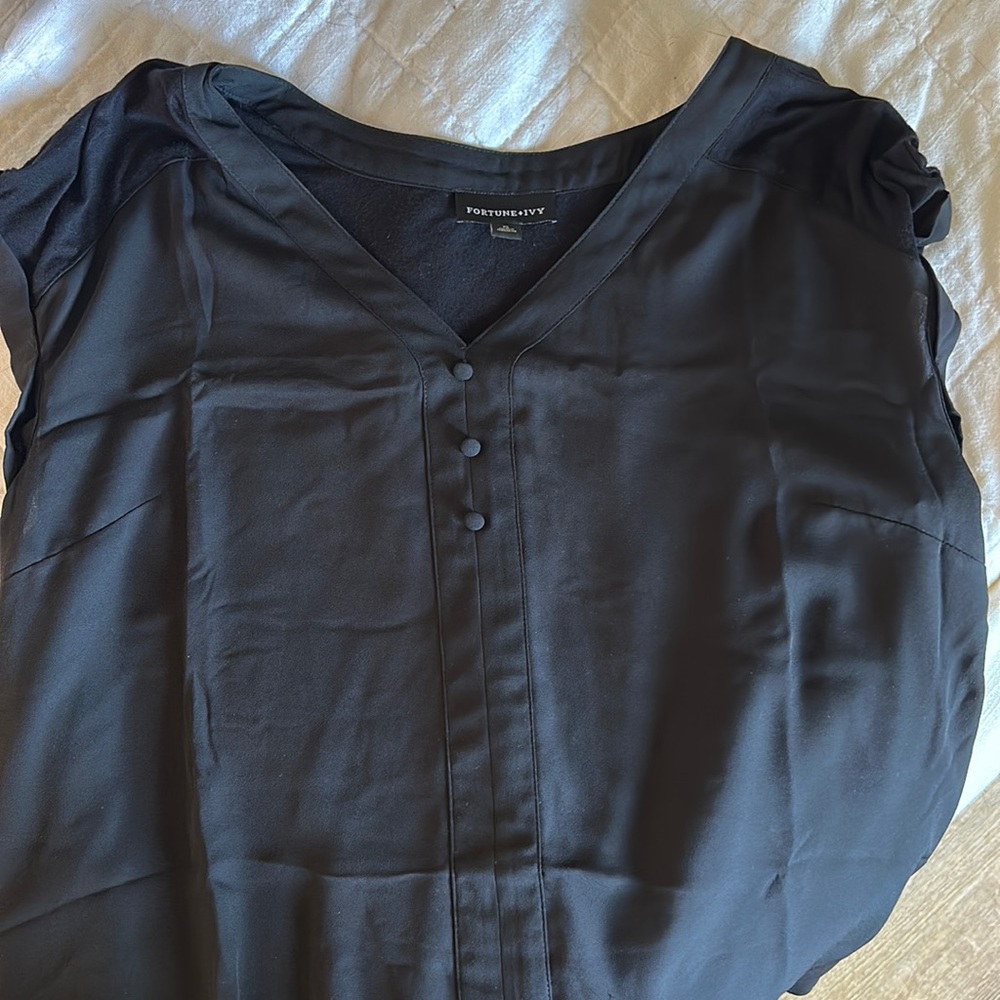 Fortune + Ivy Black Shirt